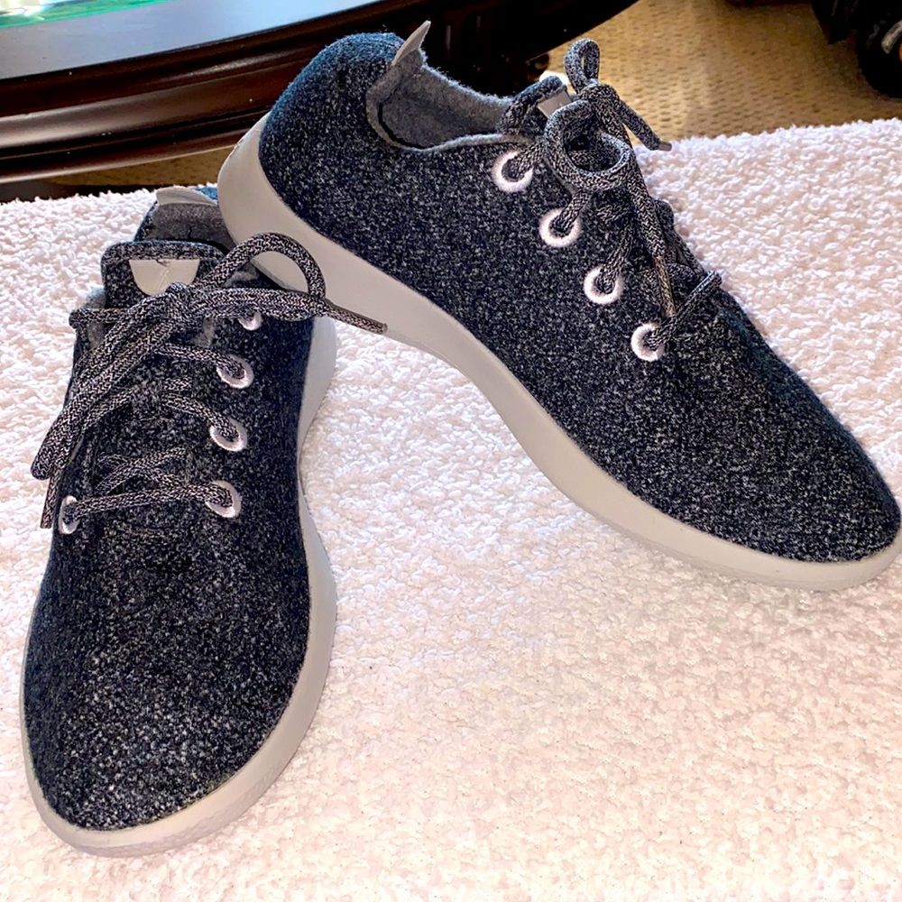 Allbirds Wool Runners 10M Heather Black/Gray EC